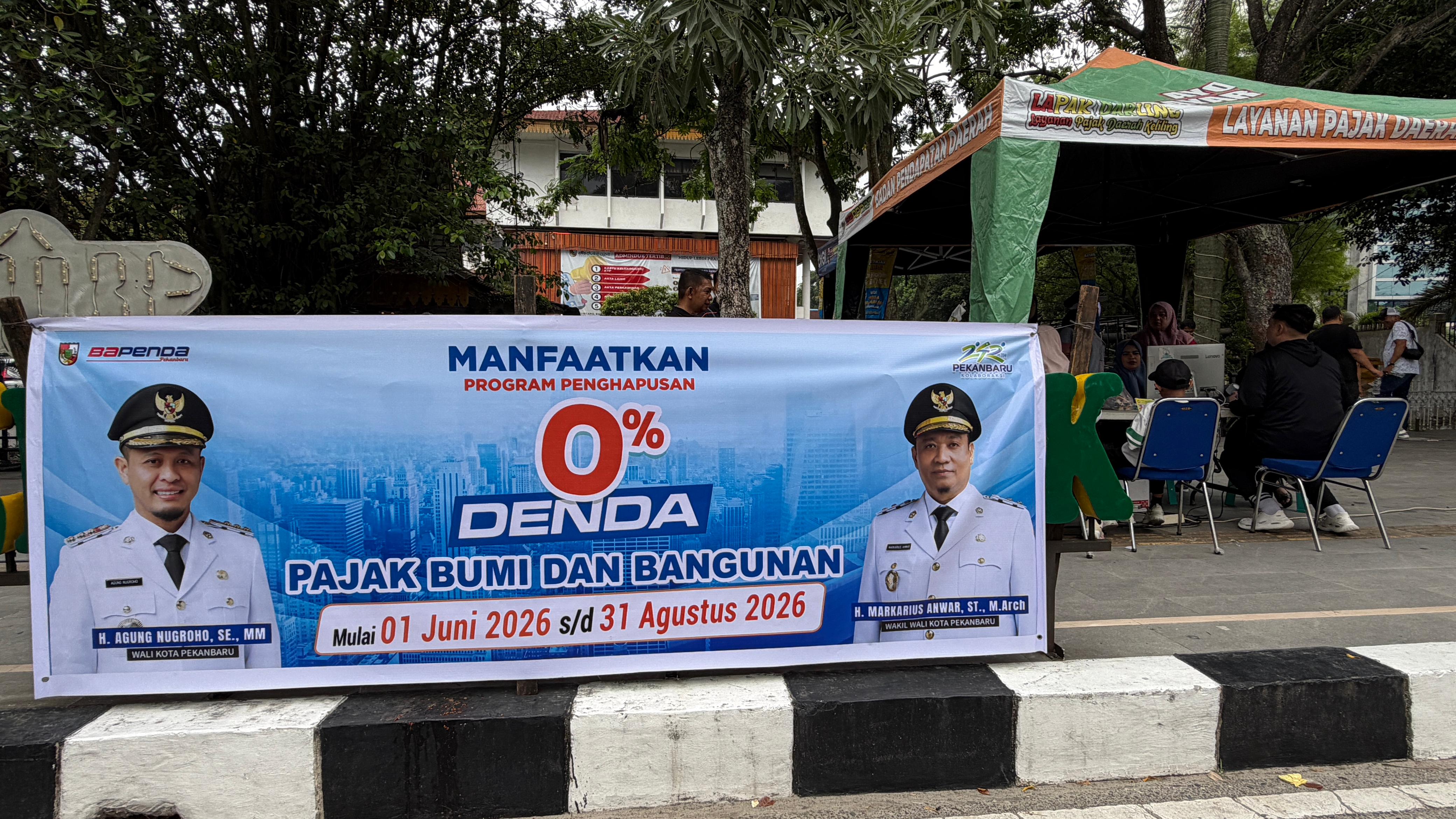 Sempena Hut Pekanbaru ke-242, Bapenda Semarakkan Lestari Run dan Tetap Hadirkan Layanan Pajak di Pusat Kota